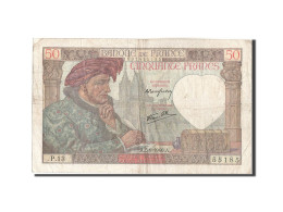 Billet, France, 50 Francs, 50 F 1940-1942 ''Jacques Coeur'', 1940, 1940-09-05 - 50 F 1940-1942 ''Jacques Coeur''