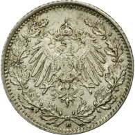 Monnaie, GERMANY - EMPIRE, 1/2 Mark, 1916, Munich, SUP, Argent, KM:17 - 1/2 Mark