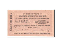 Billet, Armenia, 5000 Rubles, 1920, SUP - Arménie