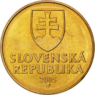 Monnaie, Slovaquie, Koruna, 2005, SPL, Bronze Plated Steel, KM:12 - Slovaquie