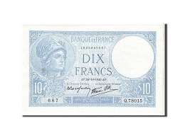 Billet, France, 10 Francs, 10 F 1916-1942 ''Minerve'', 1940, SPL, Fayette:7.18 - 10 F 1916-1942 ''Minerve''