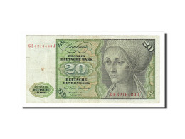 Billet, République Fédérale Allemande, 20 Deutsche Mark, 1970, 1970-01-02 - 20 Deutsche Mark