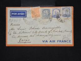 BRESIL - Enveloppe Par Air France De Rio Pour Paris En 1938 - Aff. Plaisant - à Voir - P8733 - Cartas & Documentos