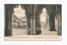 Cp , 89 , SAINT PERE SOUS VEZELAY , L'église , Le Narthex , Intérieur , Les Baies , Vierge - Andere & Zonder Classificatie