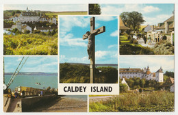 Caldey Island Near Tenby, Pembrokeshire, Wales Multiview. Abbey, Village, Calvary, Slipway. Unposted - Pembrokeshire