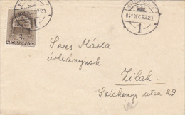 ROYAL CROWN STAMPS ON LILIPUT COVER, 1941, HUNGARY - Storia Postale