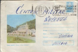 Stationery Cover 1980 Used - Special Cancellation - Poli Timisoara, Romania At Football Cup Winning Ed.1979-1980 - Lettres & Documents