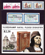 South Africa - 1988 - Natal Flood Disaster - Dias - Bible Society - Durban Town Hall - Presentation Packet - Unused Stamps
