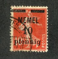 G-12606  Memel 1920- Michel #19 (o)- Offers Welcome! - Klaipeda 1923