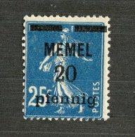 G-12627  Memel 1920- Michel #20 *- Offers Welcome! - Memel (Klaïpeda) 1923