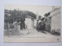 87 Haute Vienne Saint Priest Taurion La Rue Principale - Saint Priest Taurion