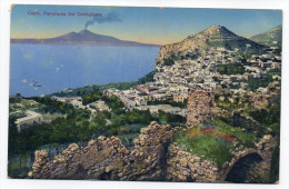 Italie--CAPRI--Panorama Dal Castiglione,volcan Vésuve Au Fond   N° 14769 éd Trapetti & Migliaccio--old Postcard - Altri & Non Classificati