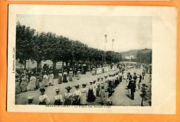 MNT-24  La Vogue Des Jeunes Filles à Neuville-sur-Saône  En 1905. Circulé - Neuville Sur Saone