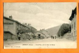 MNT-28  Limonest Grand Rue Vers Le Haut Du Bourg. ANIME. Cachet 1907 - Limonest