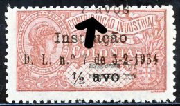 !										■■■■■ds■■ Timor Postal Tax 1934 AF#8(*) Instrução 7 Avos ERROR (x5732) - Timor