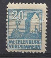 Germany  (Mecklenburg-Vorpommern) 1946  (**)  Mi.38 Y A - Zona Sovietica