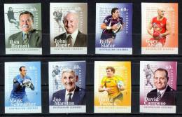 Australia 2012 Football Legends 60c Set Of 8 Self-adhesives MNH - Nuevos