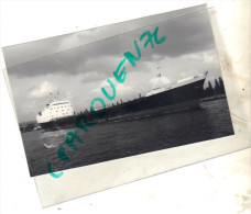 Bateau Identifié " Lovinda "Singapour Sculand Photo Prise à Biessard 1977 Shipping Ship  Transport Maritime - Signed Photographs