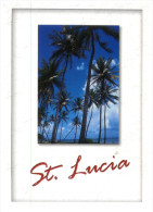 (PH 765) Saint Lucia Island (+ Stamp At Back Of Card) - Saint Lucia