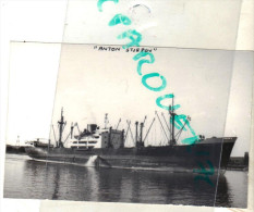 Bateau Identifié " Anton Stjepov " Somalie Photo Prise à La Bouille 1975   Shipping  Transport Maritime - Signed Photographs