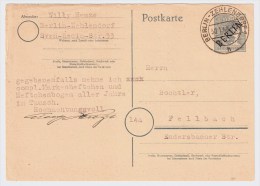 Berlin, 1949, Selt. Bedarfs-GA, Mi. 290.-, Nr. P.2d ,portogerecht ! #2858 - Postkaarten - Gebruikt