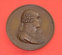 Ancienne Médaille En Cuivre Cambacérès Duc De Parme ::: Révolution - Empire - Napoléon - Ministre - Bonaparte - Consul - Royal / Of Nobility
