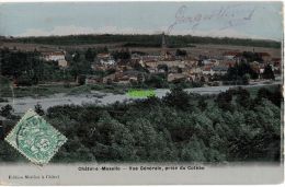 Carte Postale Ancienne De CHATEL SUR MOSELLE – VUE GENERALE, PRISE DU COTEAU - Chatel Sur Moselle