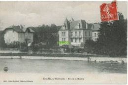 Carte Postale Ancienne De CHATEL SUR MOSELLE – RIVE DE LA MOSELLE - Chatel Sur Moselle