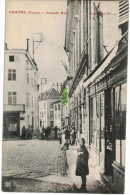 Carte Postale Ancienne De CHATEL SUR MOSELLE – GRANDE RUE - Chatel Sur Moselle