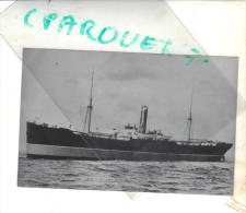 Bateau Ancien Identifié " Véria "  Compagnie à Identifier .photo Duncan    Transport Maritime - Signed Photographs