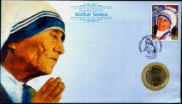 MOTHER TERESA-NOBEL LAUREATE-BANGLADESH-SPECIAL COVERS- WITH & WITHOUT COIN-FC-65 - Mutter Teresa