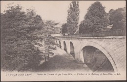 France 1920. Vaux-sous-Laon. Viaduc Du Chemin De Fer Laon-Ville. Aisne - Ouvrages D'Art