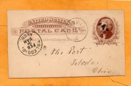 United States 1886 Card Mailed - ...-1900