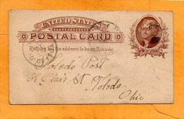 United States 1886 Card Mailed - ...-1900