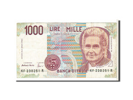 Billet, Italie, 1000 Lire, 1990, KM:114c, TTB - 1.000 Lire