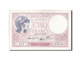 Billet, France, 5 Francs, 5 F 1917-1940 ''Violet'', 1939, 1939-10-05, SUP - 5 F 1917-1940 ''Violet''