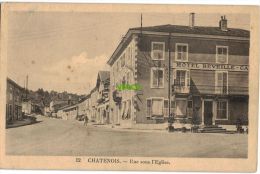 Carte Postale Ancienne De CHATENOIS – RUE SOUS L'EGLISE - Chatenois