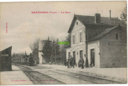 Carte Postale Ancienne De CHATENOIS – LA GARE - Chatenois