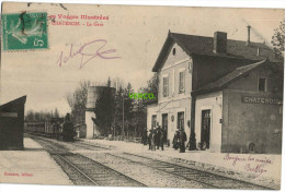 Carte Postale Ancienne De CHATENOIS – LA GARE - Chatenois