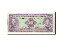 Billet, Venezuela, 10 Bolívares, 1990, KM:61b, B - Venezuela