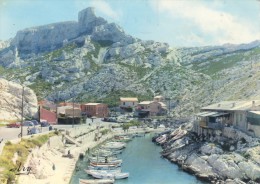 MARSEILLE PORT DE CALLELONGUE Bateau De Peche Automobile CITROEN 2 CV Pres Des Goudes Madrague Edit. Tardy Superbe - Quatieri Sud, Mazarques, Bonneveine, Pointe Rouge, Calanques