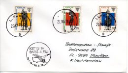 CHYPRE TURC. N°44 De 1978 Sur Enveloppe Ayant Circulé. Assurance Sociale. - Lettres & Documents