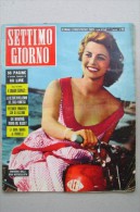 PCR/42 Rivista SETTIMO GIORNO N.26 Lugl 1954/cronaca/Giovanna Ralli/Ciclismo : Fausto Coppi/Anna Magnani - Television