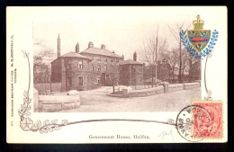 Government House, Halifax / Postcard Not Circulated But There Is Cancel And Stamp On Postcard - Halifax
