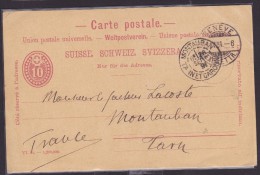 Suisse - Lettre - Marcofilie