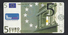 5 EURO POLYMER Note "EDULAND, Typ A" Billet Scolaire, Training, EURO Size, RRRRR, UNC, - Otros & Sin Clasificación