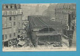 CPA 1769 - Travaux Du Métropolitain - Les Fermes Du Bld Saint-André Avant Le Fonçage PARIS - Metro, Stations