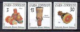 Cuba 1972 Y Music Instruments Mi No 1816-18 MNH - Nuevos