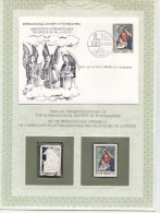 SAN MARINO ENSEMBLE PHILATELIQUE TIMBRE EN ARGENT TIMBRE IDENTIQUE NEUF ENVELOPPE FDC STAMPS SILVER - SAINT MARIN NATALE - Variétés Et Curiosités