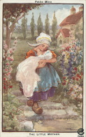 ENFANTS - LITTLE GIRL - MAEDCHEN - Jolie Carte Fantaisie "Petite Mère - The Little Mother " Signée ETHEL PARKINSON - Parkinson, Ethel